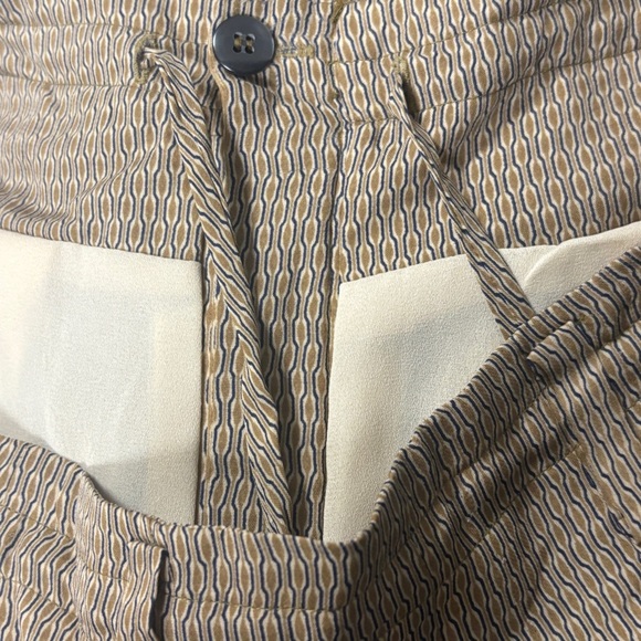 100% Silk Sz 10 Wide Leg Linda Allard Ellen Tracy Pants Pockets Old Money Lined - Picture 11 of 13